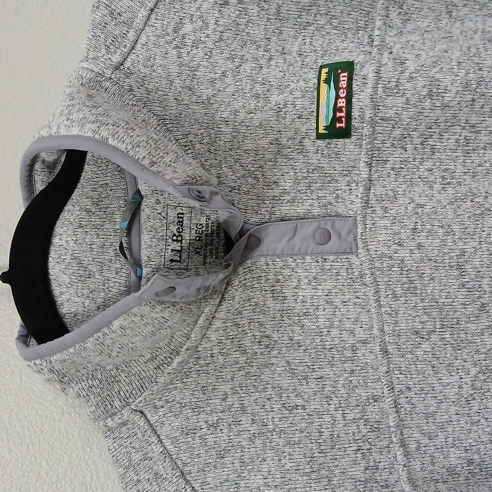 LL Bean Sweater Fleece Pullover - Size XL . NWOT. - Picture 4 of 8